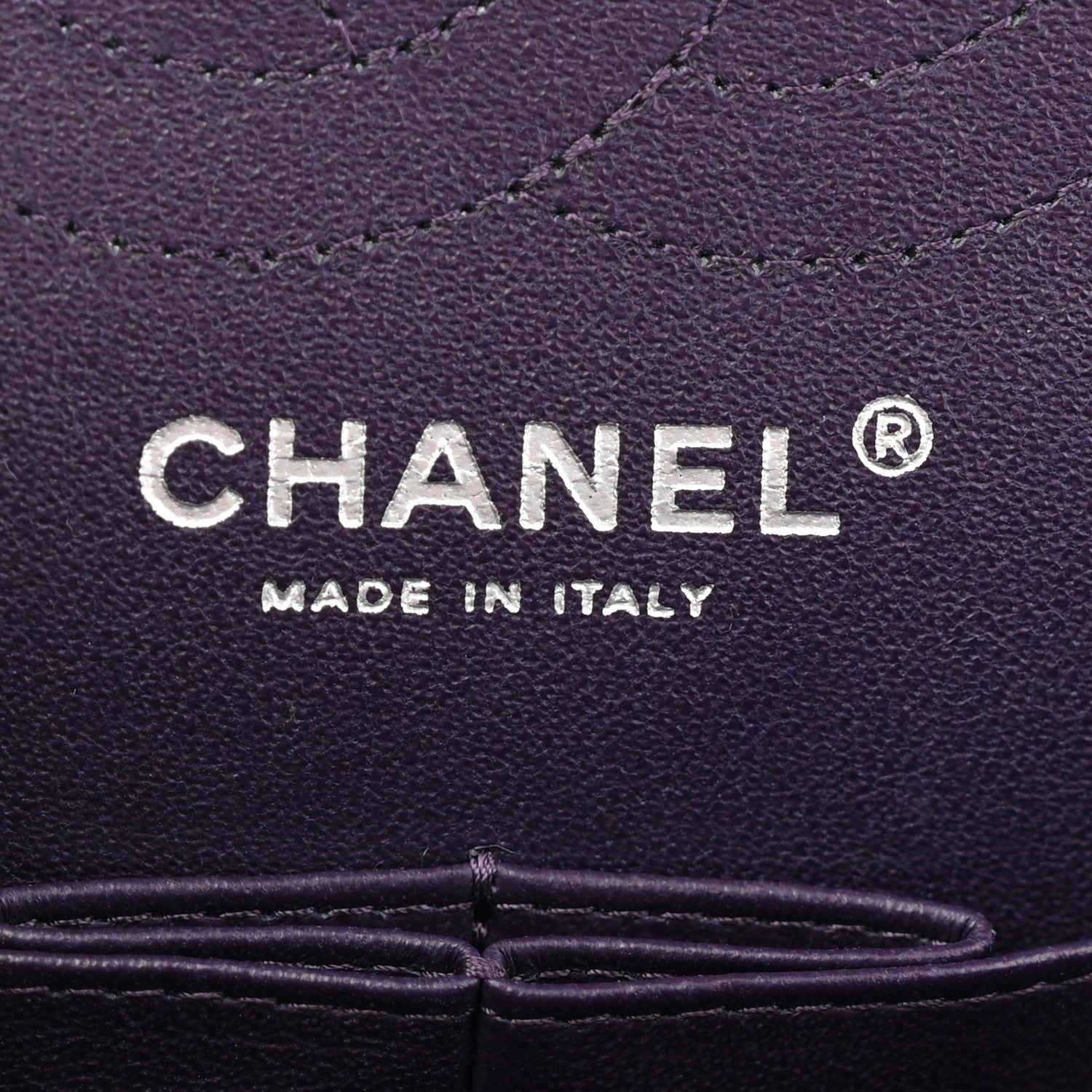 Chanel Aged Calfskin Quilted 2.55 Reissue Mini Flap Dark Purple 6 of 11
