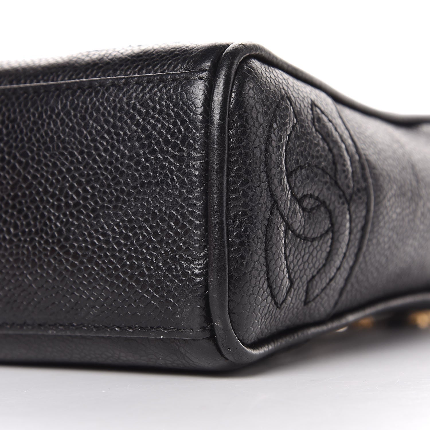 Chanel Caviar CC Shoulder Bag Black 10 of 10