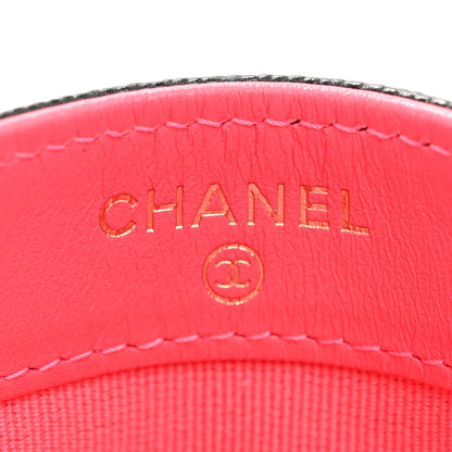 Chanel Caviar Metal Perforated Quilted Card Holder Black 6 of 10
