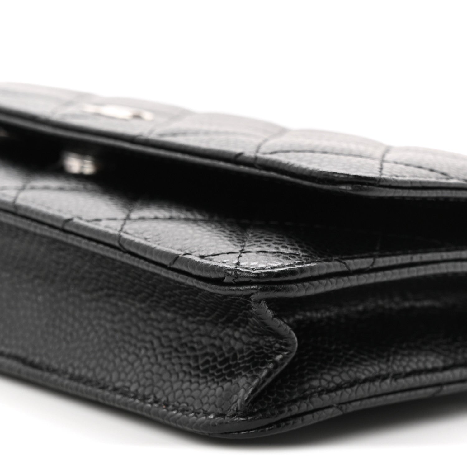 Chanel Caviar Quilted Wallet On Chain WOC Black 21 of 23