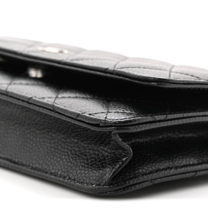 Chanel Caviar Quilted Wallet On Chain WOC Black 21 of 23