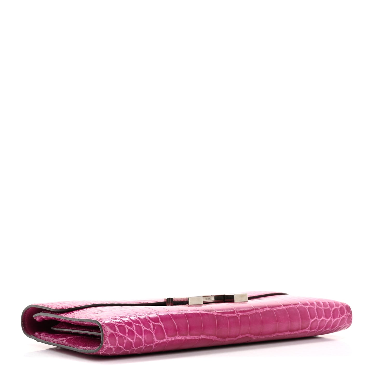 Shiny Alligator Constance Long Wallet Rose Scheherazade