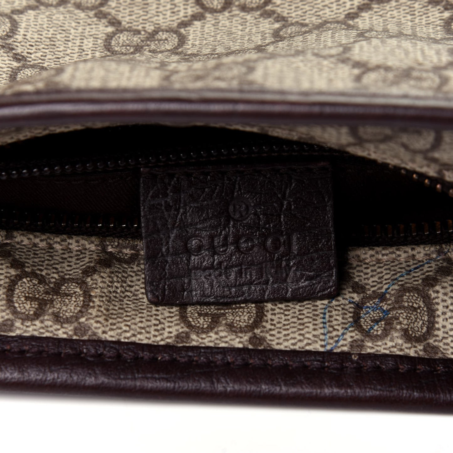 GG Plus Monogram Small Joy Tote Dark Brown