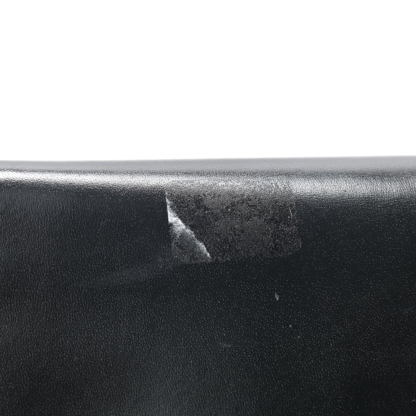 Smooth Shiny Calfskin Monogram Uptown Pouch Black