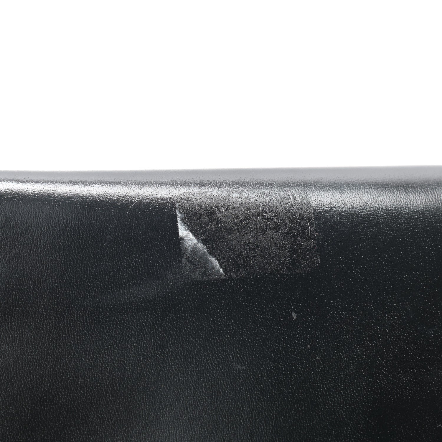 Saint Laurent Smooth Shiny Calfskin Monogram Uptown Pouch Black 8 of 8