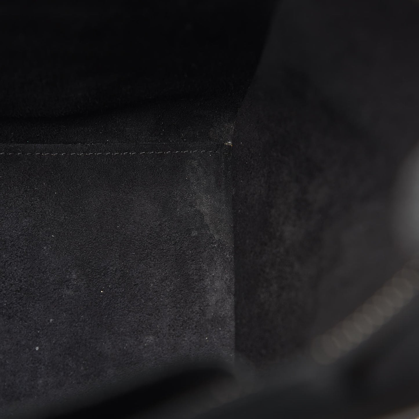 Drummed Calfskin Micro Luggage Black