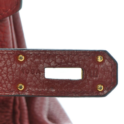 Hermes Taurillon Clemence JPG Birkin 42 Rouge H 29 of 33