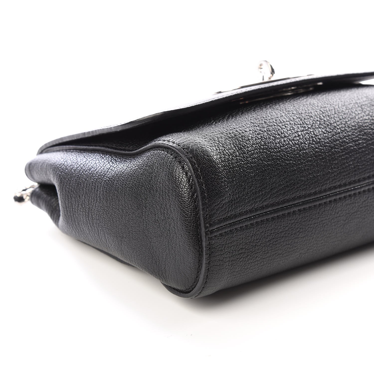 Mulberry Glossy Goatskin Small Lily Flap Black 5 of 10