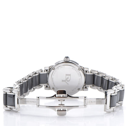David Yurman Stainless Steel Ceramic Diamond 30mm Classic Quartz Watch Black 8 of 9