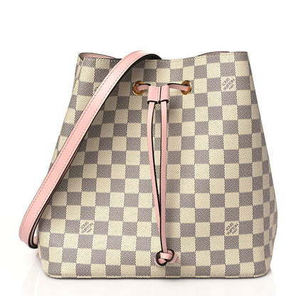Louis Vuitton Damier Azur Neonoe MM Eau De Rose 1 of 9