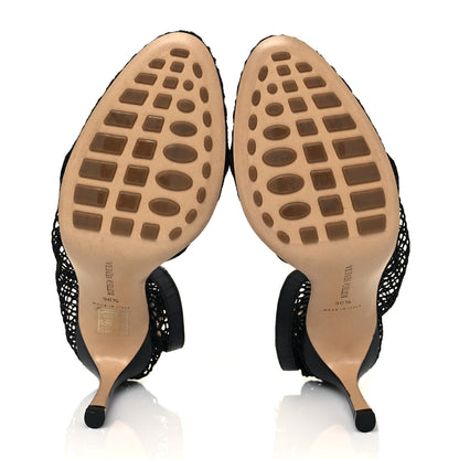 Bottega Veneta Mesh Nappa Chunky Chain Sandals 36.5 Black 5 of 6
