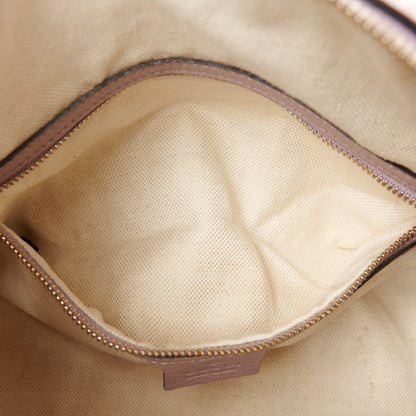 Gucci Monogram Vintage Web Small Boston Lilac 6 of 13