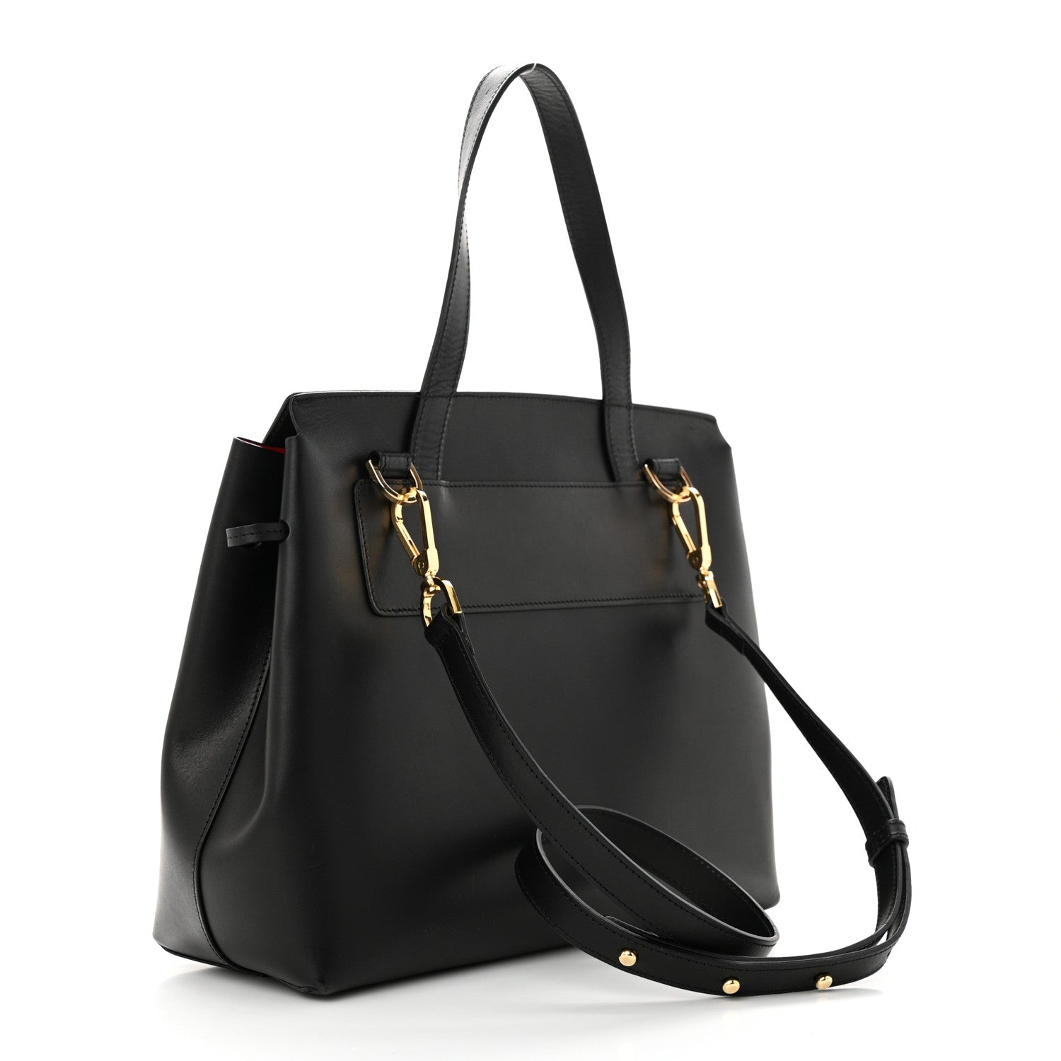 Mansur Gavriel Calfskin Lady Bag Black Flamma 3 of 15