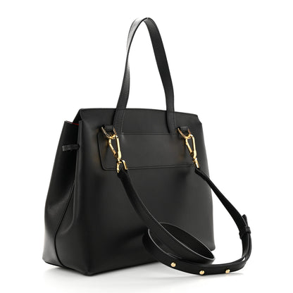 Mansur Gavriel Calfskin Lady Bag Black Flamma 3 of 15