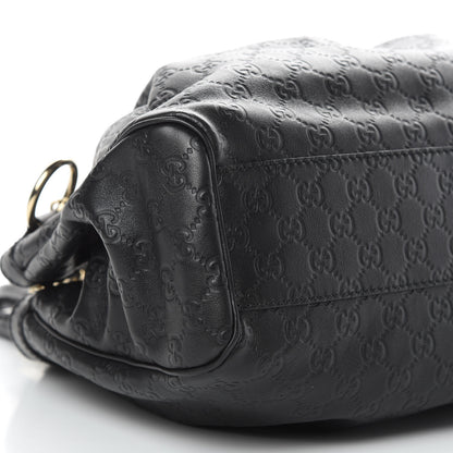 Gucci Guccissima Medium Sukey Tote Black 9 of 10