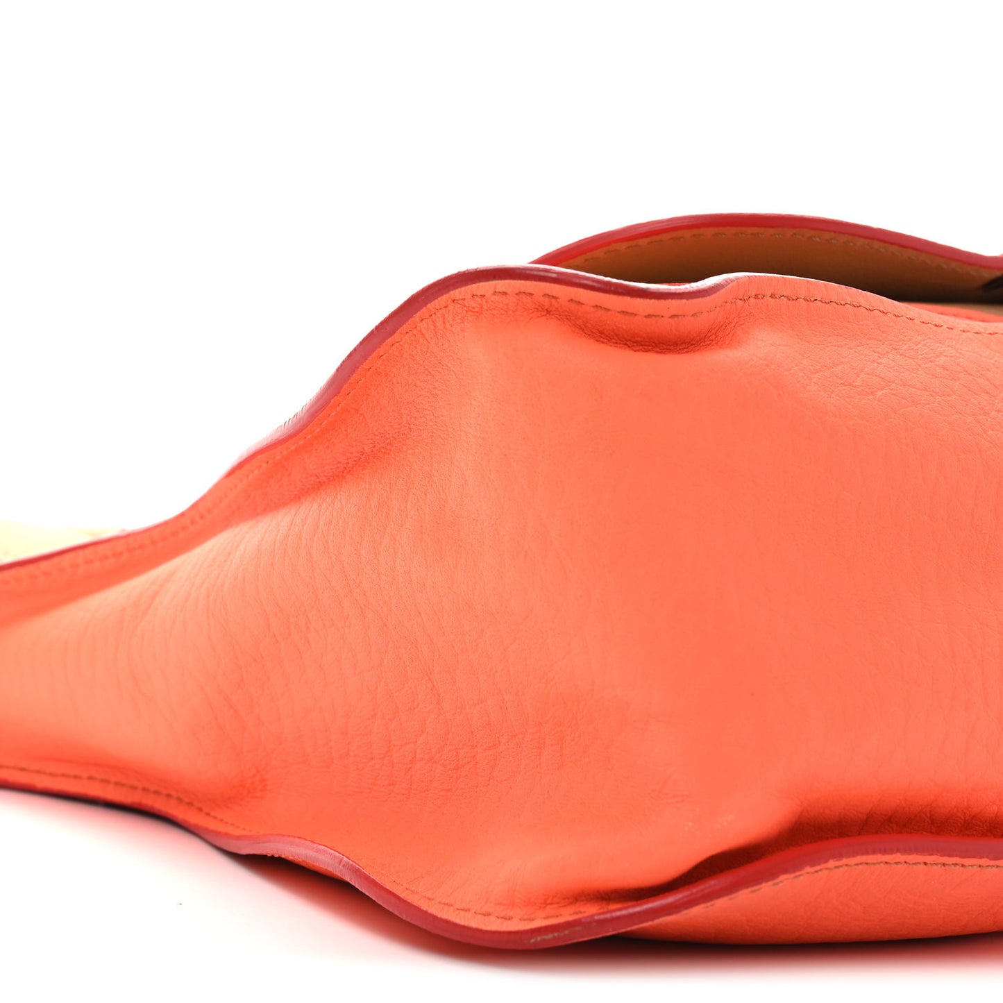 Calfskin Medium Marcie Satchel Orange Fizz