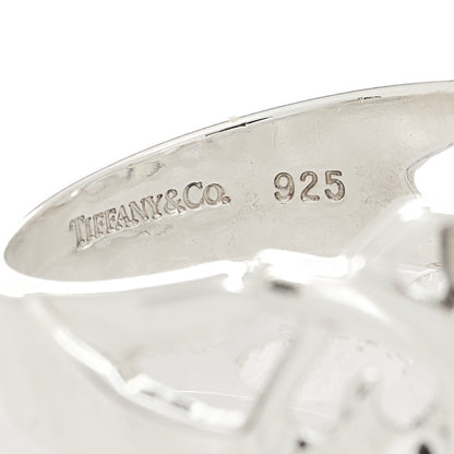 Tiffany Sterling Silver Paloma Picasso Loving Heart Band Ring 52 6 6 of 6