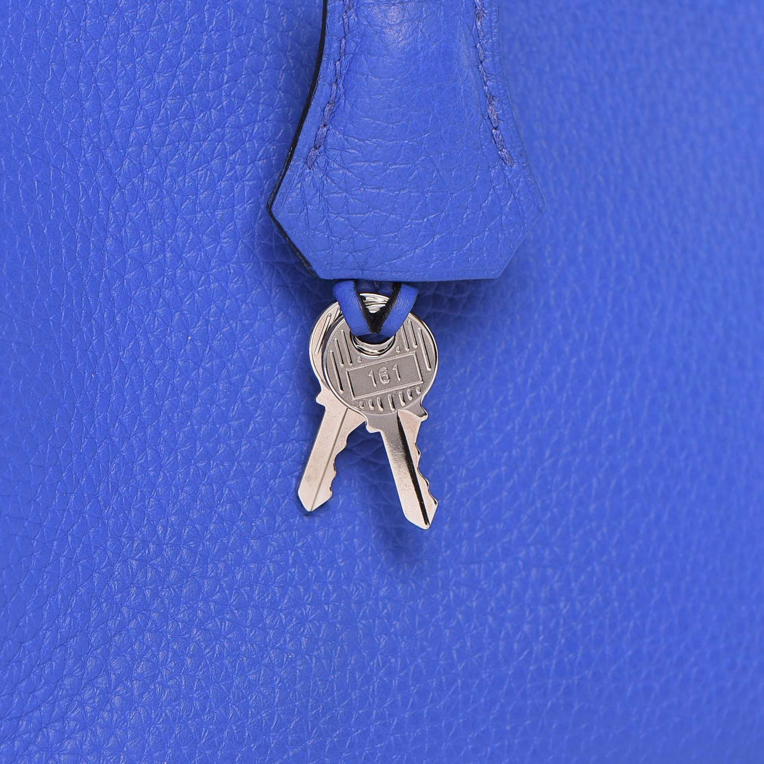 Hermes Taurillon Clemence Kelly Retourne 32 Bleu Electrique 17 of 42