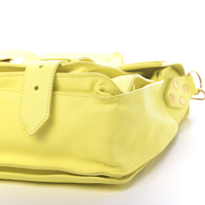 Proenza Schouler Lambskin Medium PS1 Satchel Citron 9 of 10