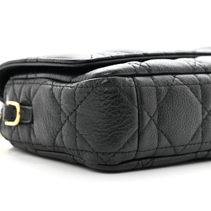 Christian Dior Supple Calfskin Cannage Caro Pouch with Chain Black 9 of 11