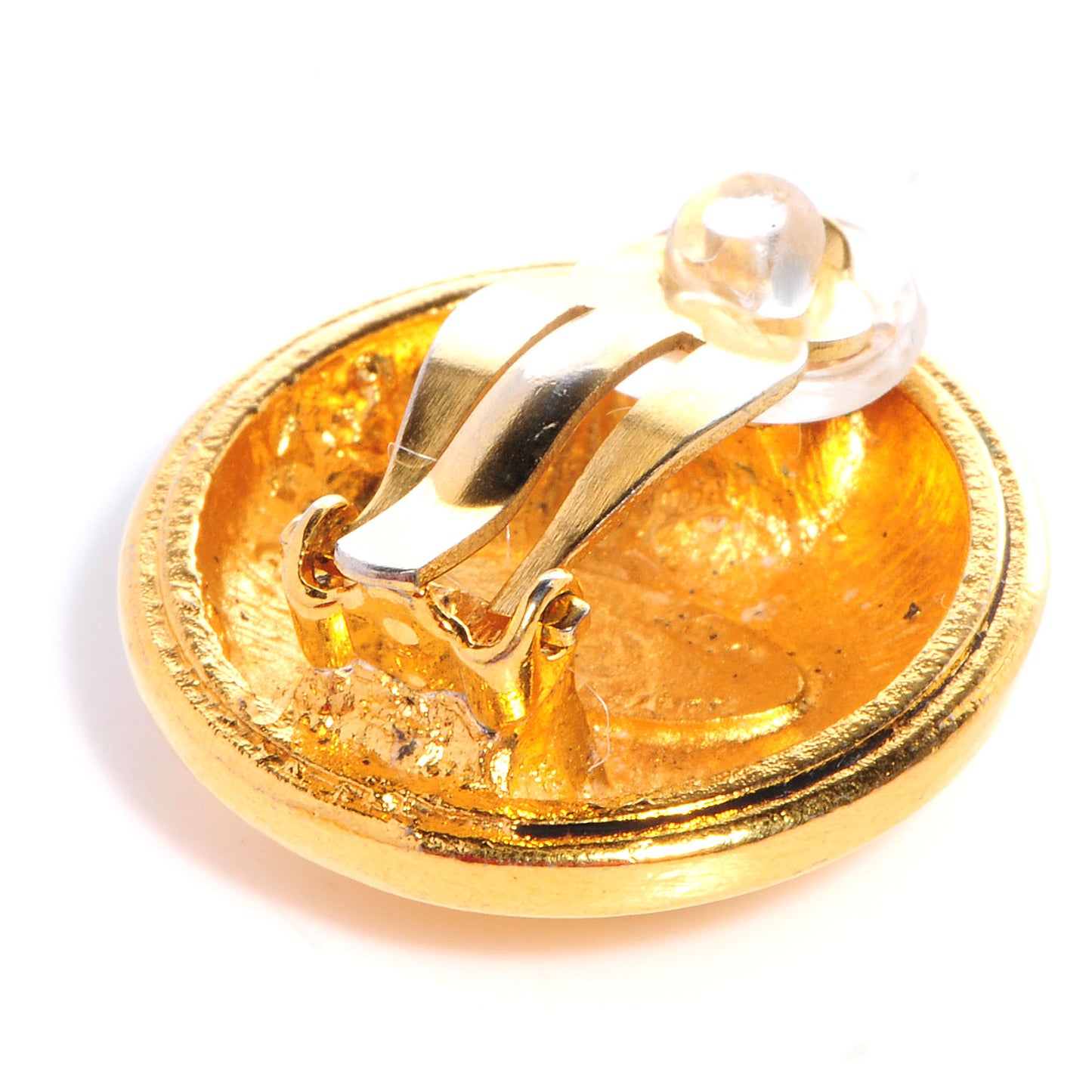CC Clip On Earrings Gold