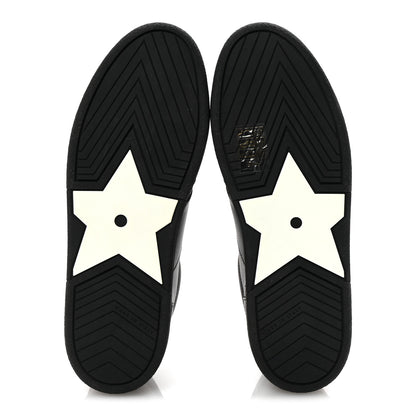 Christian Dior Calfskin Suede Logo Sneakers 36.5 Black 6 of 9