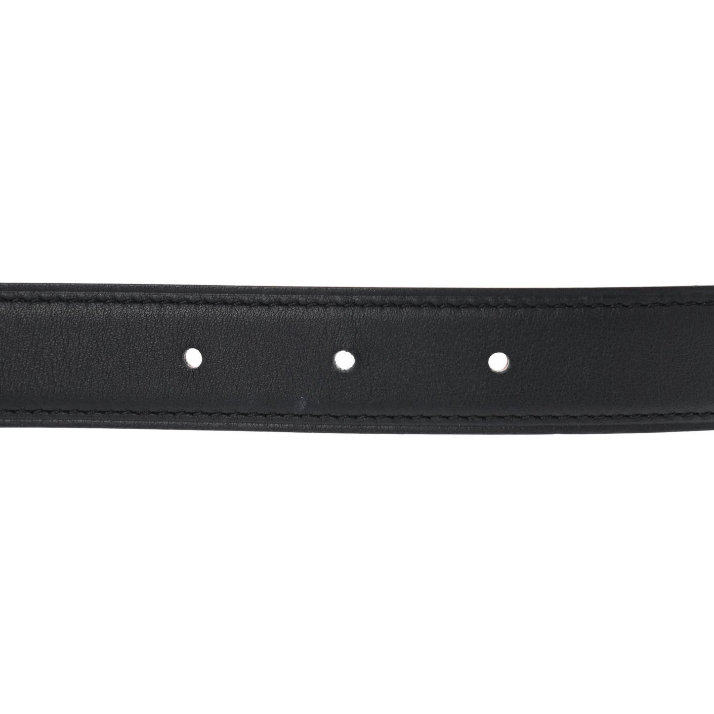 Swift Epsom 24mm Mini Constance H Belt 85 Black Gold