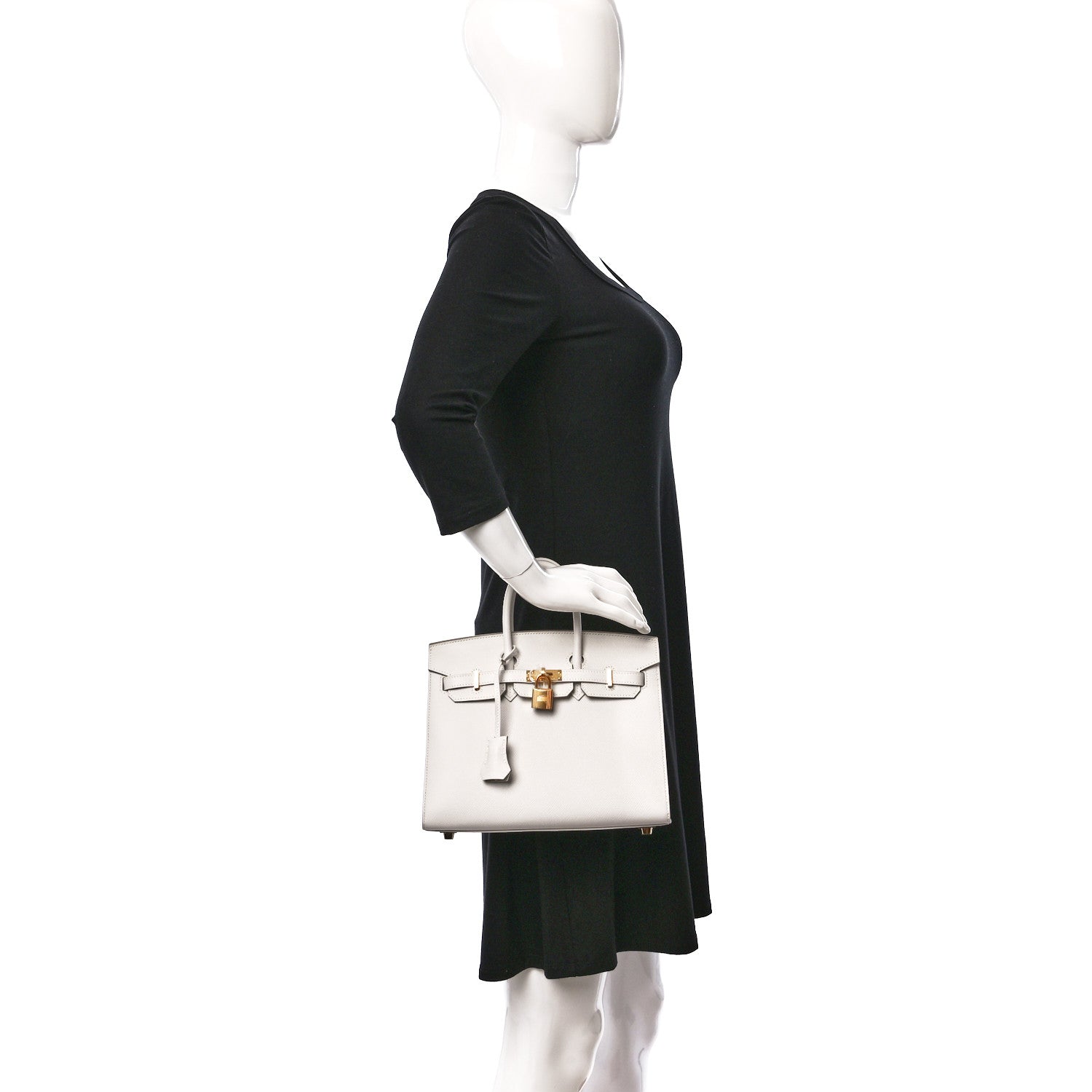 Hermes Epsom Birkin Sellier 25 Gris Pale 2 of 11