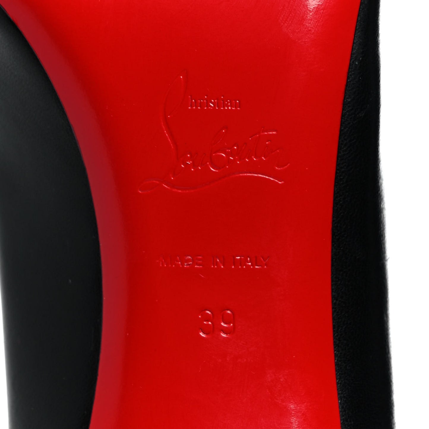 Shiny Nappa Simple 70 Pumps 39 Black