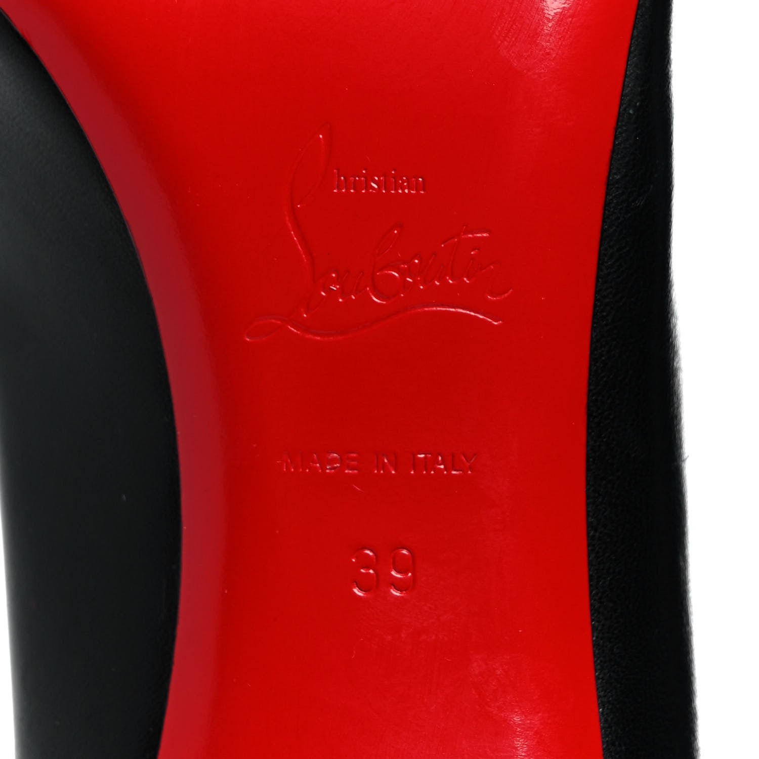 Christian Louboutin Shiny Nappa Simple 70 Pumps 39 Black 6 of 7