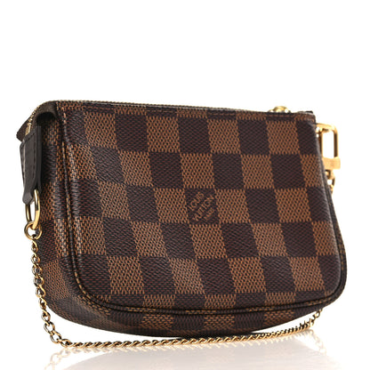 Louis Vuitton Damier Ebene Mini Pochette Accessories 3 of 9