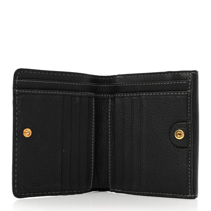 Chloe Grained Calfskin Marcie Square Wallet Black 6 of 12
