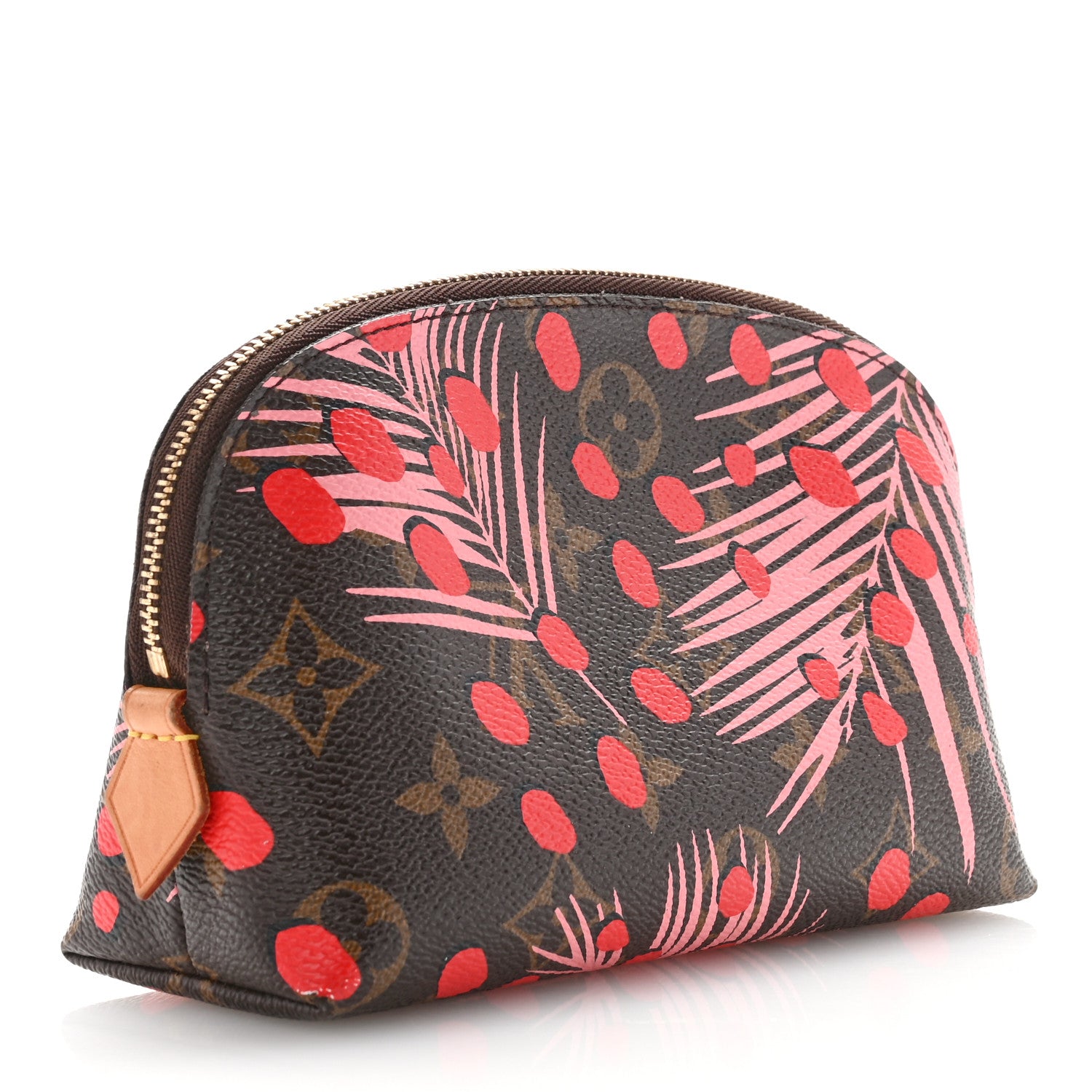 Louis Vuitton Monogram Jungle Dots Cosmetic Pouch Sugar Pink Poppy 3 of 7