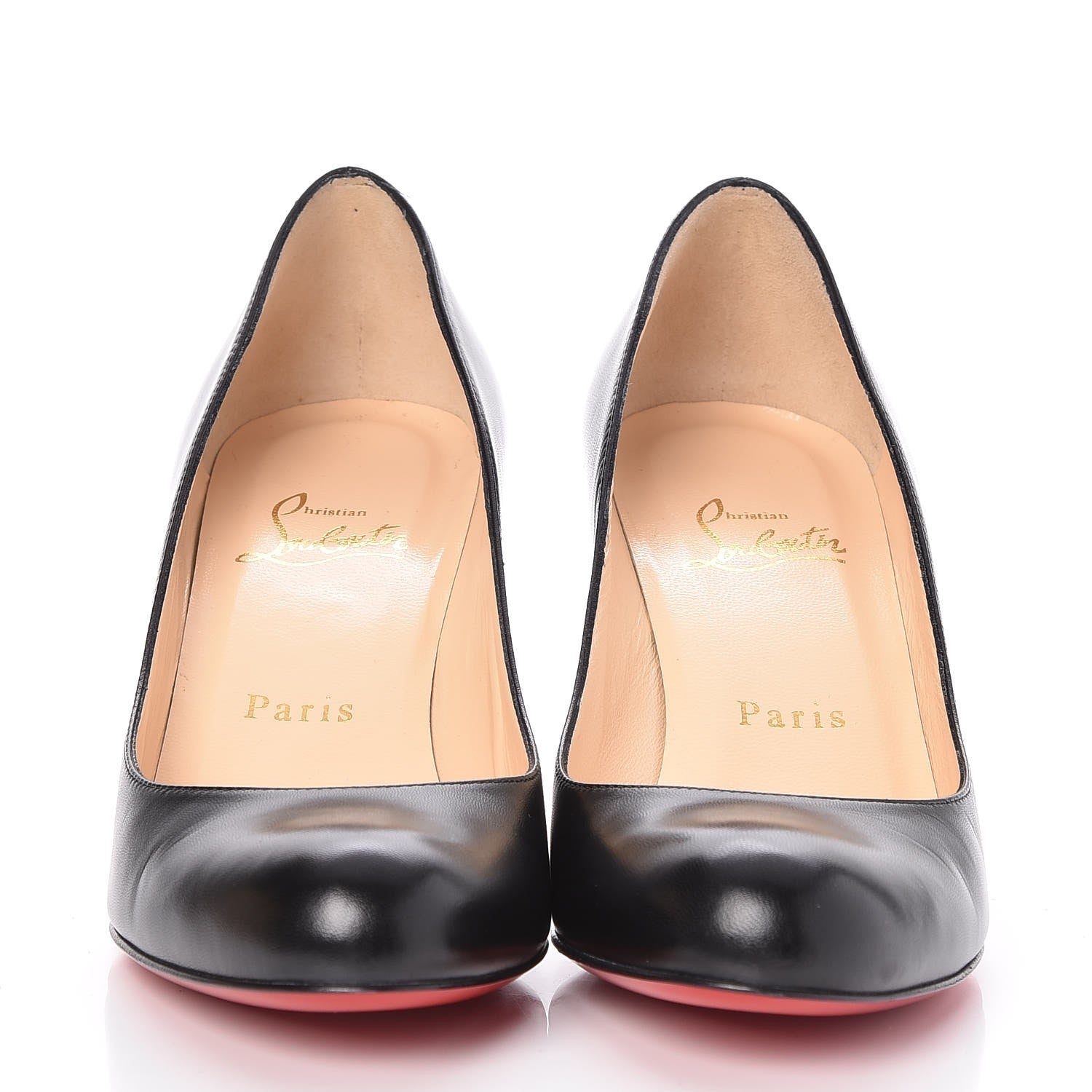 Christian Louboutin Kid Simple 70 Pumps 37 Black 2 of 8
