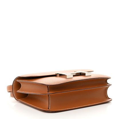 Hermes Grained Monsieur Lizard Constance 24 Gold Ombre 4 of 11