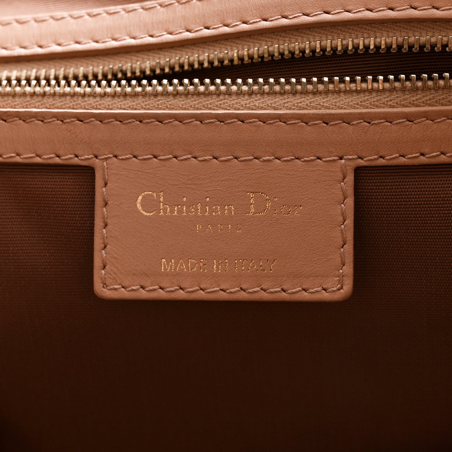 Christian Dior Coated Canvas Cannage Medium Panarea Tote Rosato 6 of 13