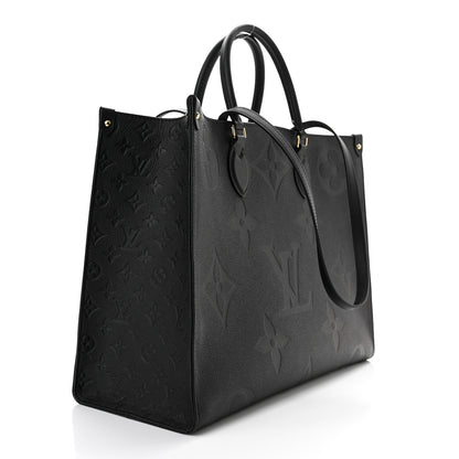 Louis Vuitton Empreinte Monogram Giant Onthego GM Black 3 of 9