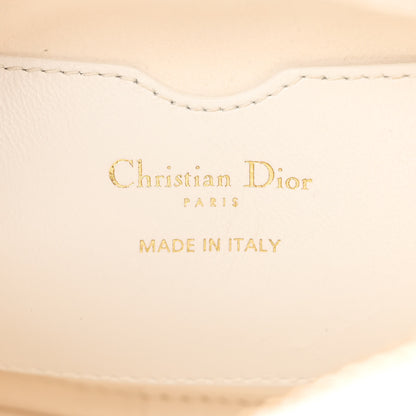 Christian Dior Lambskin Cannage Small Dior Vibe Hobo Bag White 6 of 10