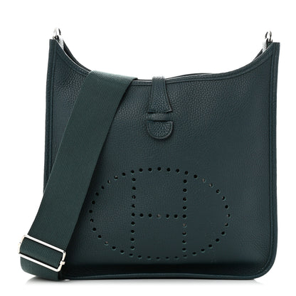 Hermes Taurillon Clemence Evelyne III PM Vert Cypress 1 of 11