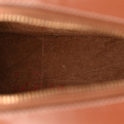 Celine Smooth Calfskin Cuir Triomphe Oval Bag Tan 5 of 10