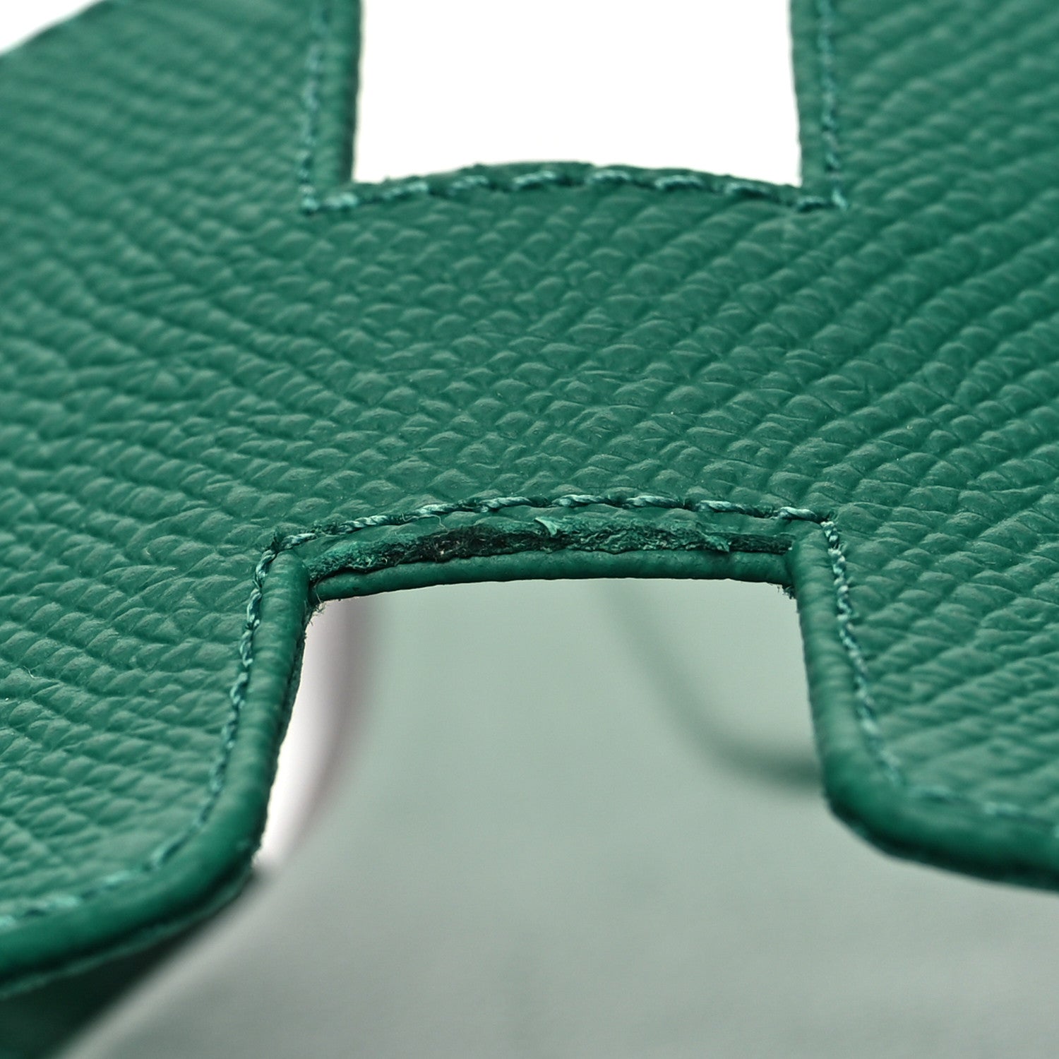 Hermes Epsom Oran Sandals 36.5 Vert Cactus 9 of 10
