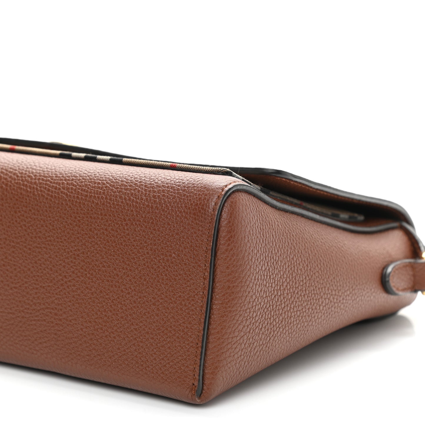 Calfskin Vintage Check Note Crossbody Bag Tan