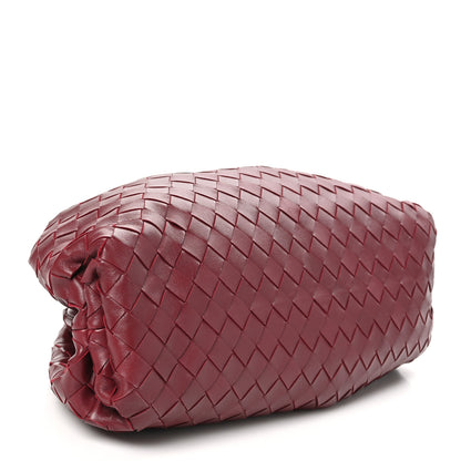 Bottega Veneta Nappa Maxi Intrecciato The Pouch Oversized Clutch Bordeaux 4 of 10