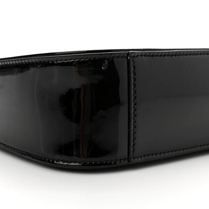 Saint Laurent Patent Calfskin Le 5 A 7 Hobo Black 9 of 15