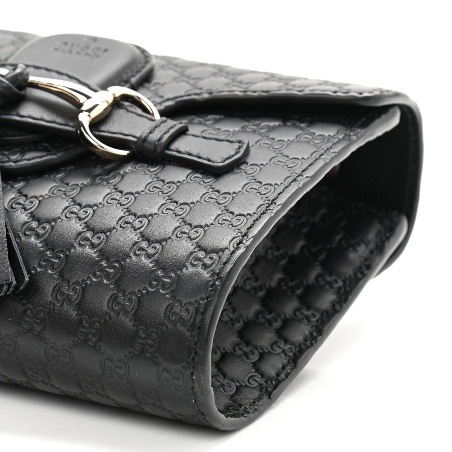 Microguccissima Mini Emily Shoulder Bag Black