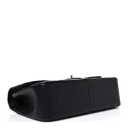 Chanel Caviar Quilted Jumbo Double Flap Black 3 of 10