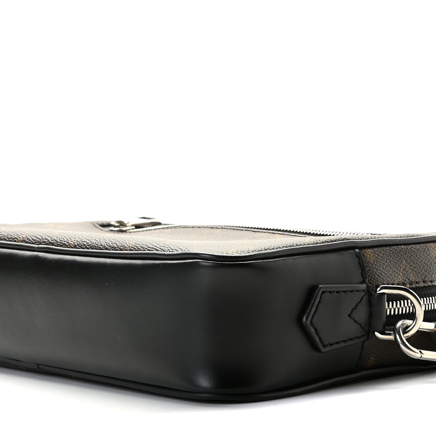 Louis Vuitton Monogram Macassar Kasai Clutch Black 9 of 9