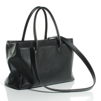 Chanel Calfskin Cerf Executive Shopper Tote Black 3 of 7