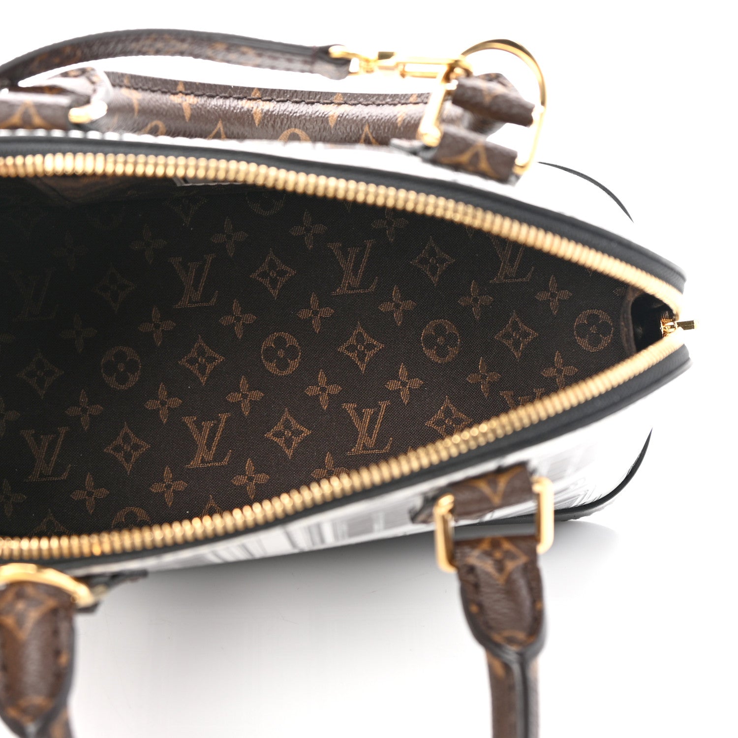 Louis Vuitton X FORNASETTI Calfskin Architettura Alma BB Black White 5 of 9