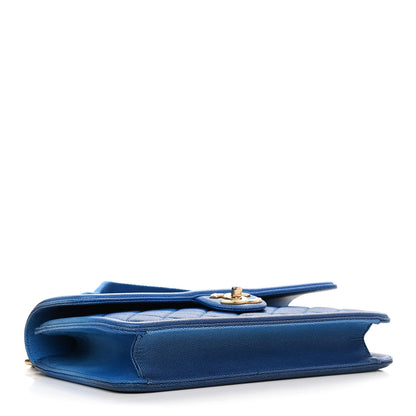 Chanel Caviar Quilted Medium Sunset On The Sea Flap Blue 3 of 9